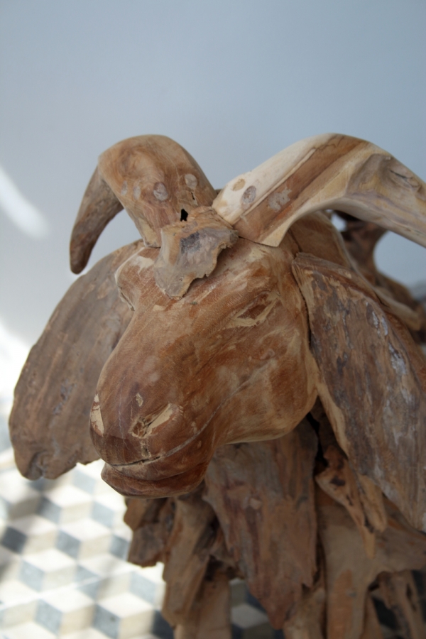 Záhradná dekorácia baran 62cm