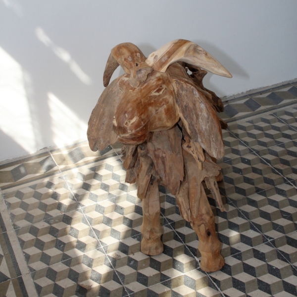 Záhradná dekorácia baran 62cm