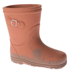 Záhradná dekorácia topánka červená betón 22,5x20x11cm  