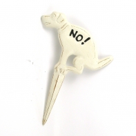 Záhradné dekorácie do trávnika pes hnedý 35x25cm