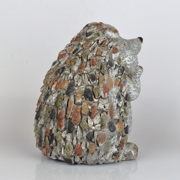 Záhradné dekorácie ježko s kamienkami