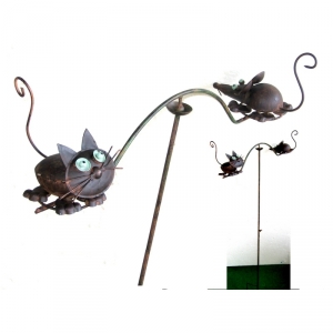 Záhradné dekorácie mačka 140cm