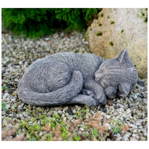 Záhradná dekorácia mačka 26x21x11cm