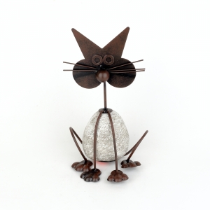 Záhradná dekorácia mačka 31cm