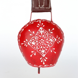 Záhradné dekorácie kravský zvon červený 25 / 10cm
