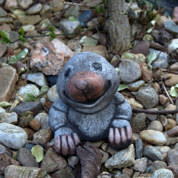 Záhradná dekorácie krtko 12cm