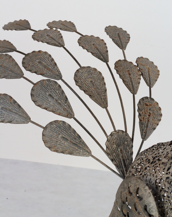 Záhradné dekorácie páv 58,5x30x55cm