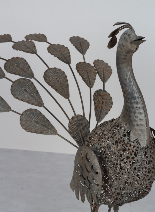 Záhradné dekorácie páv 58,5x30x55cm