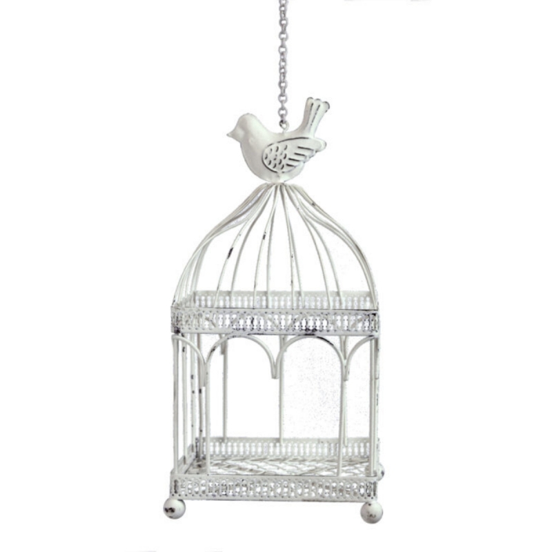Záhradná dekorácia vtáčia klietka 30x16,5x16,5