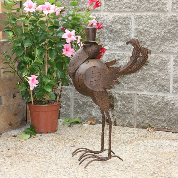 Záhradná dekorácia vták 56cm