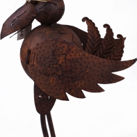 Záhradné dekorácie vták na sviečku 44cm