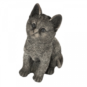 Záhradné dekorácie sediaca mačka 20cm
