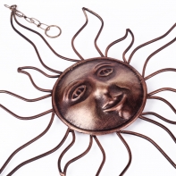 Záhradné dekorácie slnko sa zvončeky 50cm