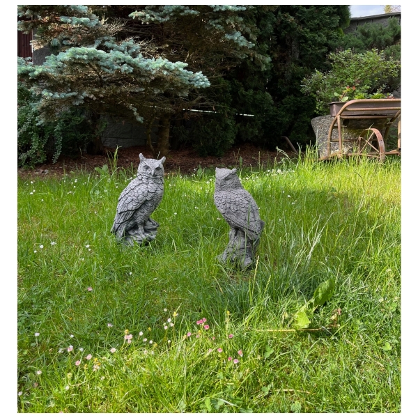Zahradná dekoracia sova 35cm