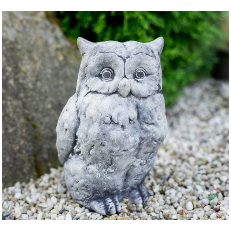 Záhradná dekorácie sova z betónu