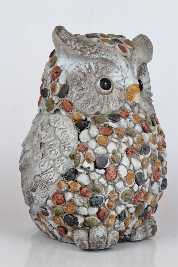 Záhradné dekorácie sovička 21x30x21cm