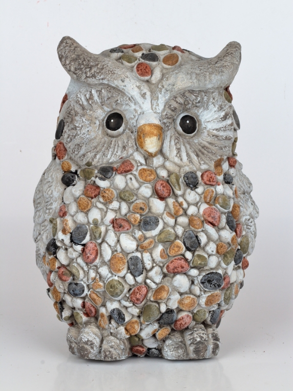 Záhradné dekorácie sovička 21x30x21cm