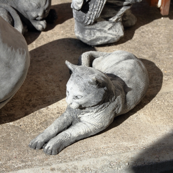 Záhradná dekorácia zvieratá - Mačka ako šelma 29cm