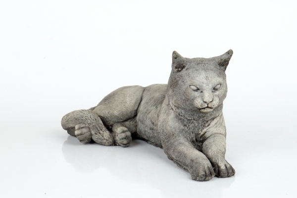 Záhradná dekorácia zvieratá - Mačka ako šelma 29cm