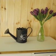 Záhradné kanvička plechová 15cm