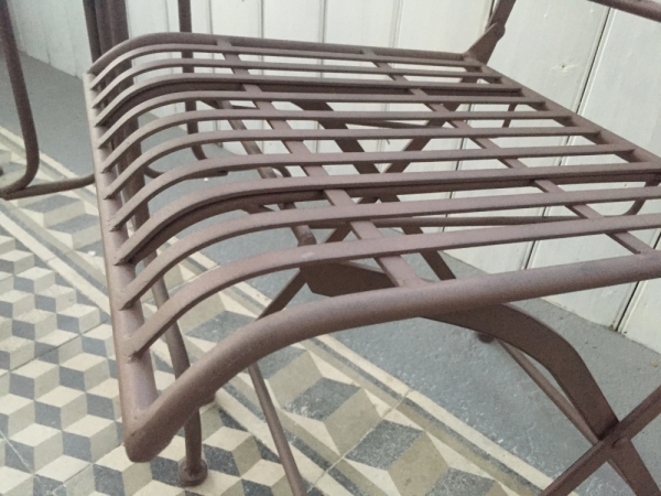 Záhradný kovový set - stôl / 2 stoličky Romantic