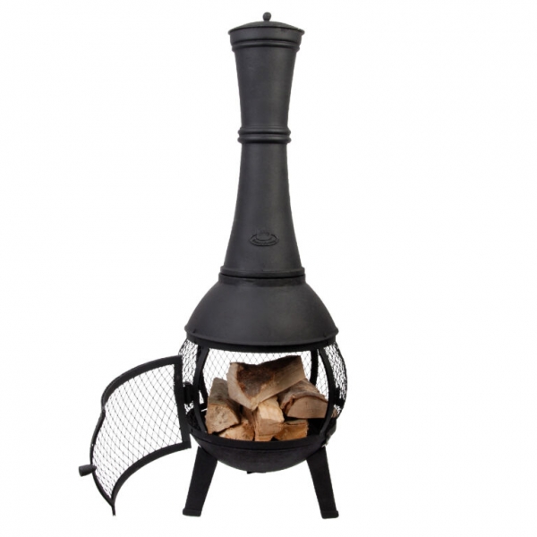 Záhradný krb z liatiny 42x42x120,5cm