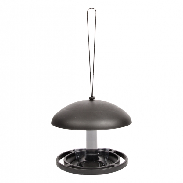 Záhradné krmítko pre vtáky s dávkovačom