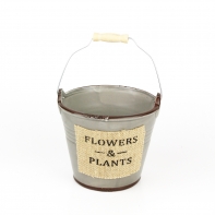 Zahradný kvetináč šedý (3ks)