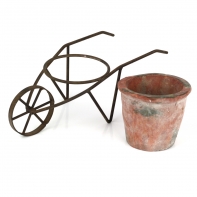 Záhradný kvetináč traktory 27cm