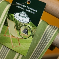 Záhradné lehátko zelené 112x42cm