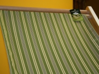 Záhradné lehátko zelené 112x42cm