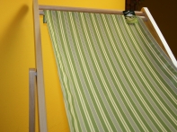 Záhradné lehátko zelené 112x42cm