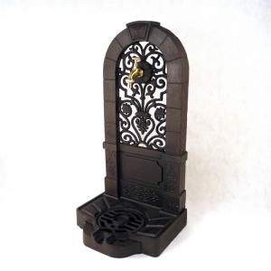 Záhradný liatinová výlevka s kohútikom 75x36cm