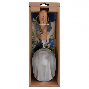 Záhradná lopatka 8,9 x 5 x 32,9 cm drevená rukoväť