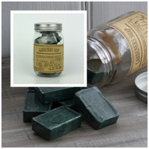 Záhradný mydlo v pohári