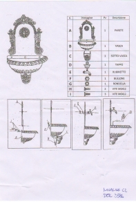 Záhradné nástenné umývadlo krémové 75x44cm