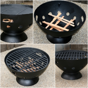 Záhradné ohnisko prenosné 56cm