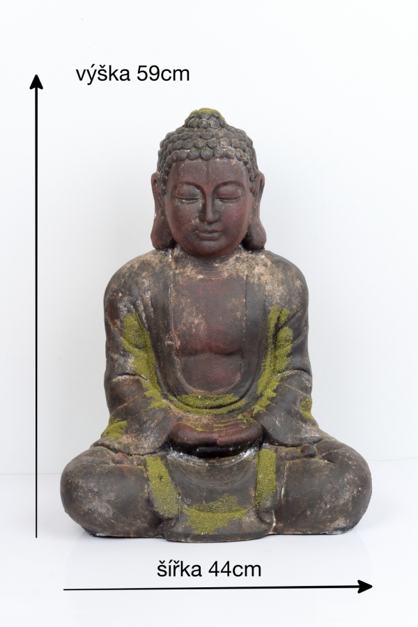 Záhradný okrasný budha 59cm
