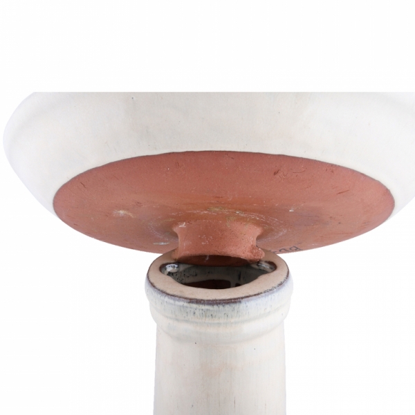 Záhradné pítko pre vtáky keramické 42cm - modré