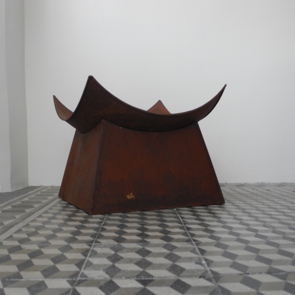 Záhradné plechové ohnisko prenosné