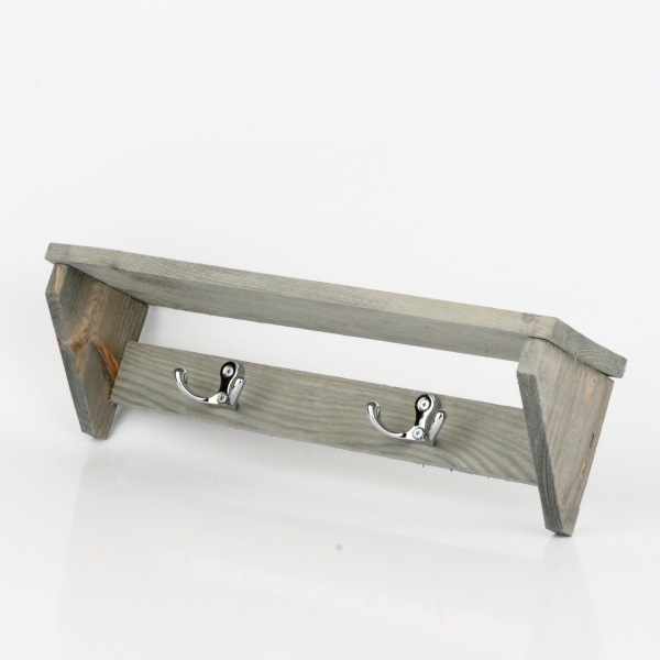 Záhradné polička so 4 háčikmi 39cm