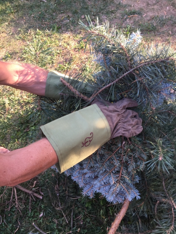 Záhradné rukavice na strihanie ruží