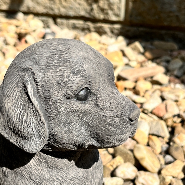 Záhradná socha šteňa 22 cm 3 kg