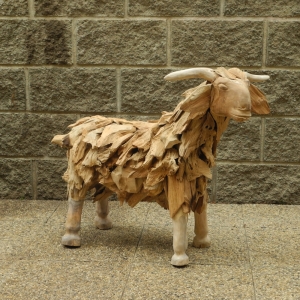 Zahradní socha z teakového dřeva 86cm