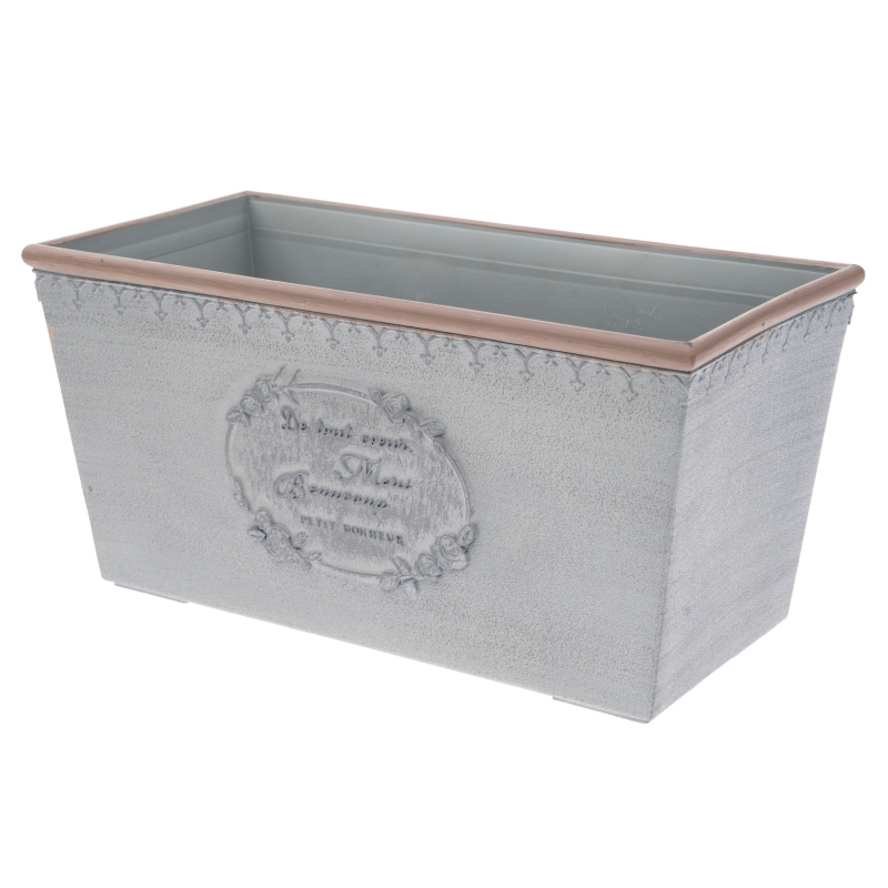 Záhradný truhlík šedý