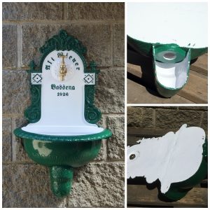 Záhradné umývadlo Bassena zelené