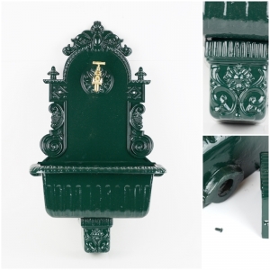 Záhradné umývadlo s kohútikom lesk 43x72x21cm