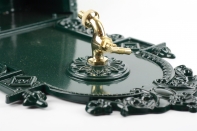 Záhradné umývadlo s kohútikom lesk 43x72x21cm