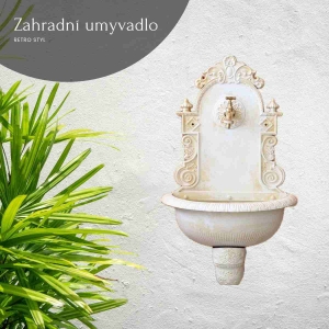 Záhradný umývadlo na stenu