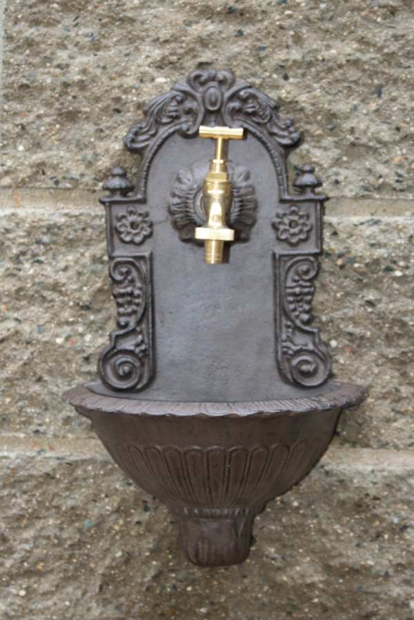 Záhradné umývadlo z liatiny 25 x 40 x 13,5 cm